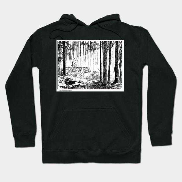 A Walk In The Realm Hoodie by drawmanley